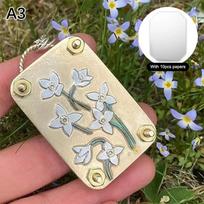 Handmade Mini Flower Press Hydrangea Metal Miniature Flower Press Kit Dandelion DIY Embossing Machine Kit Plant Lover Gifts