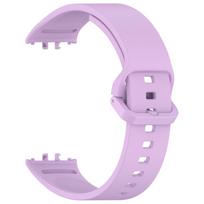 Silikoninis dirželis Samsung Fit 3 SM-R390 laikrodžiui su permatomu dėklu, vienos spalvos reguliuojamas apyrankės priedas For Samsung Fit 3 gray
