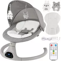 Elektrinės sūpynės/gultukas Kidwell 2in1 LUVI (pilka)
