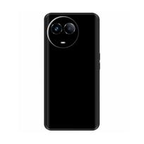 For Realme 11 5G dėklas Mielas dizainas Minkštas skysto silikono galinis dangtelis For Realme 11X Realme11 11 X 2023 RMX3785 Apsauginis korpusas Realme 11 5G black