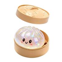 Blizgus koldūnas Squishy su dėžute Koldūnai Sensorinis spaudomas žaislas Deimontuotojas Lėtai keliantis Anti-streso malšintojas Sensorinė dovana
