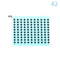 Diameter 3/4/5/6MM Black Conductive Rubber Pads Keypad Repair Kit For IR Remote Control Conductive Rubber Buttons Repair