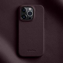 Melkco Originalus karvės odos dėklas skirtas IPhone 16 15 14 13 12 11 Pro Max XS X 12mini 13mini Premium natūralios odos telefono dėklas For iPhone XS violetinė
