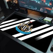 Newcastle United F.C Mouse Pad Large Gaming Table Cushion Non-slip Laptop Tablet Big Mousepad XXL Mat Mini PC Playmat With Lock edge_xia 30cmx60cm(11.8x23.6inch) gray