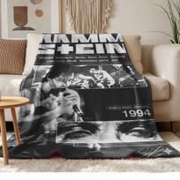 Rammstein Soft and comfortable flannel Suitable for sofas living rooms outdoor camping travel and also makes a great anniversary gif 80cmx120cm
