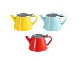 Ceramic Kettle with Infuser Teapot with Strainer Gift