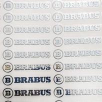 Automobilio interjero lipdukai Emblema Lipdukas Dekoravimo Aksesuarai Mercedes Benz AMG Brabus Maybach W204 GLC CLA GLK W205 W203 W206 2Pcs