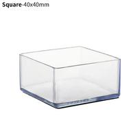 Nauji grindų apsaugos apvaliu dugnu kėdžių kojų gaubtai silikoniniai padukai neslystantys uždangalai baldų kojos 40x40mm-Square