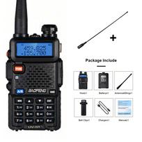 Baofeng UV-5R USB Ilgo Nuotolio Dviejų Juostų Radijo Stotis Ham Radijo Mėgėjams Su VHF UHF FM CB 128CH 2200mAh Nešiojama Rankinė Ilgo Nuotolio Dvipusio Ryšio Radijo Stotis