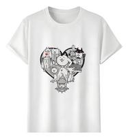 Tshirt Muscle Freaks Battle Cats Estilo Camiseta Negra XXXL balta