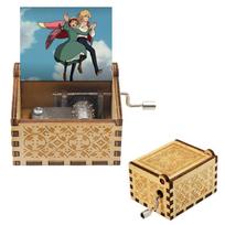 New Anime Howl' Moving Castle Music Box Hayao Miyazaki Anime Song Halloween Gifts Souvenirs 3 Howl Castle 01