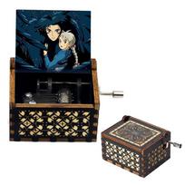 New Anime Howl' Moving Castle Music Box Hayao Miyazaki Anime Song Halloween Gifts Souvenirs 3 Howl Castle 02