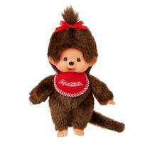Sekiguchi Monchhichi Premium Standard S Brown Girl 251094 H21.5×W13×D7.5cm black