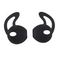 5 poros Sportinių Silikoninių Ausinių Dangtelių In-Ear Įvorė juoda