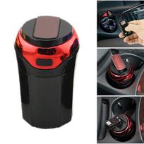 , Portable Smokeless Stand Cylinder Cup Holder raudona