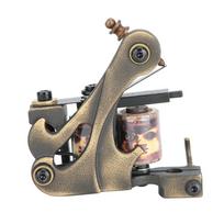 Lan Rui Pure Copper All-in-One Tattoo Machine Liner Shader - Beginner Manual Tattoo Equipment 10.0 x 10.0 x 4.0 cm gray