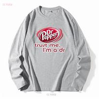 Vintage Dr Pepper T Shirt Mens XL Trust Me Im A Doctor Black Crew Neck Adult vintage Washed fashion graphic Stylish Unisex 3XL white