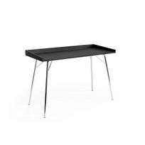 Rašomasis stalas Rayburn — juodas ąžuolas / chromas