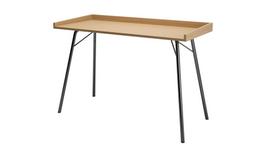 Rašomasis stalas Rayburn — ąžuolo spalva / juoda