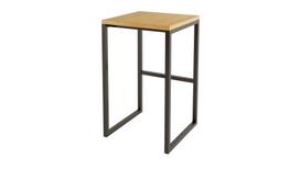Aukšta taburetė Frame High — ąžuolo spalva / juoda