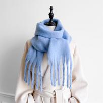 20*200cm Vienspalvis Storas Šiltas Kašmyro Mažas Žiemos Šalikas Moteriška Antklodė Pashmina Šalikas Apklotai Bufanda Moteriškas Kutas Foulard 20x200cm gray