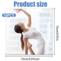 20/10Pcs Mirror Stickers Self Adhesive Non Glass Mirror Ultra-thin Flexible Mirror DIY Wall Decal Bedroom Bathroom Home Decor (as the picture,10Pcs) gray