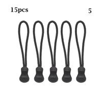 Tent Backpack Outdoor tools Zipper Pull Zip Puller Replacement Ends Lock Zips Cord Rope Pullers 15pcs Style 5