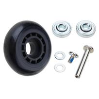 Swivel Suitcase Wheels Suitcase Wheels Replacement Mute Suitcase Spinner Wheels Flexible Trolley Case Luggage Wheels 60mm23mm black