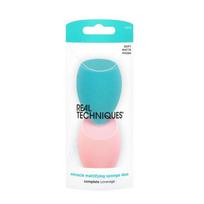 Real techniques miracle mattifying makeup sponge duo gąbki do makijażu