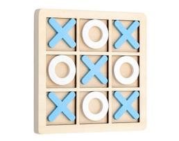 XO Wooden Chess and Tic-Tac-Toe Set: Double Player, Parent-Child Educational Toy for Kindergarten.