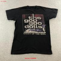 The Goo Dolls T Shirt Unisexs S Black Tour Issue Dizzy Up Girl Vintage Graphic Streetwear Soft Homme Breathable Casual 4XL gray