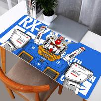 Mouse Pads Gundam Mouse Pad Gaming Large Dywan Gamer Keyboard Desk Mat Table Carpet Mousepad XXL 900x400 For Computer 30x60cm blue
