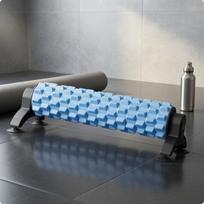 Wall Mount Massage Roller Deep Tissue 3D Textured Pink Blue Camo Bracket Spiky Blue_Bracket Spiky gray