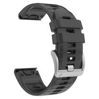 QuickFit 26mm 22mm Replace Watch Band For Garmin Fenix 9 9Pro 8 Pro 47mm 51mm E 7 7X 6 6X 5 5X/Tactix8/Enduro 3/Epix Pro Silicone Strap 22MM black