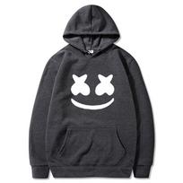 Marshmello Šypsenos Veidukas Vyriškas Džemperis S gray
