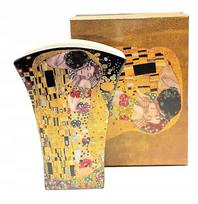 Porcelain Vase in a Gift Box, Impressive Klimt Kiss Collection