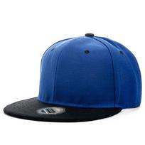 Cap Plain Snapback Hat High Quality Adult Hip Hop Baseball Cap Men Women Outdoor Leisure Baseball Hat 55cm-60cm blue