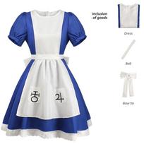 Falei Alice Crazy Return Cosplay Costume S white