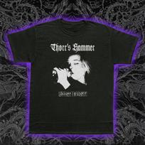 Thorr's Hammer T-Shirt Doom Metal Black Metal Runes Agalloch Greg Anderson Tee M black