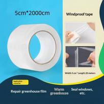 Window Insulation For Winter Weather Sealing Tape Residue Free Clear Window Draft Isolation Sealing Film Tape For Doors Windows 2000cm