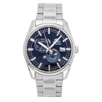 Orient Contemporary Stretto Sun And Moon Phase Navy Blue Dial Automatic RA-AK0315L Men's Watch tamsiai mėlyna spalva