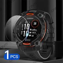 Tempered Glass for Garmin Instinct 3 AMOLED SOLAR 50mm 45mm Screen Protector Glass 9H Premium HD Anti-scratch Film Accessories Instinct 3 SOLAR 45 black