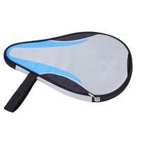 Table Tennis Rackets Bat Bag Oxford Ping Pong Case Waterproof Dustproof Full Protection Blue white