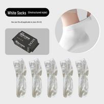 Vienkartinės kojinės be skalbimo, unisex: Prieškvapiai, sugeriantys prakaitą kelionėms ir kasdieniam naudojimui 1 pack (5 pairs) gray