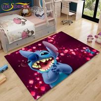 Anime Stitch kilimas Vaikų kilimai Svetainės arbatos staliuko kilimėliai Miegamojo kilimas Plaunami grindų kilimėliai Namų zonos kilimėlis 60cm x 90cm
