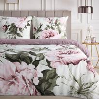 Medvilninės patalynės komplektas PEONY, viržių spalvos
