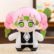 Bandai Nezuko Game Peripheral Children's Doll Kawaii Pillow Product Japanese Anime Ghost Slayer Blade Plush Doll Tanjiro beige