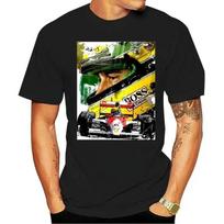Madingas Viršutinis Marškinėlis Vyrams Moterims AYRTON SENNA MENAS Per dydį T marškinėlis Spausdintas T marškinėlis Vyrams Medvilninis T marškinėlis Vasaros Prekės ženklo Marškinėlis Europos Dydis L brown