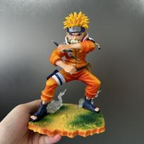 Platform Naruto Action Figure Childhood Series Shippuden Can move PVC Collectible Figure 22cm/8.66Inch Anime Present for Fans No box brown