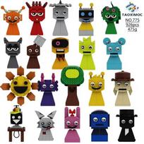 MOC Building Block Figure Rhythm Box Music Game Peripheral Creative Assembly Toy Collectible Figurine 775 rhythm box 20-piece set